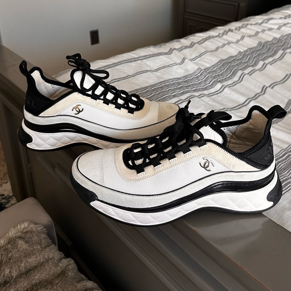 Authentic Chanel Sneakers 40.5